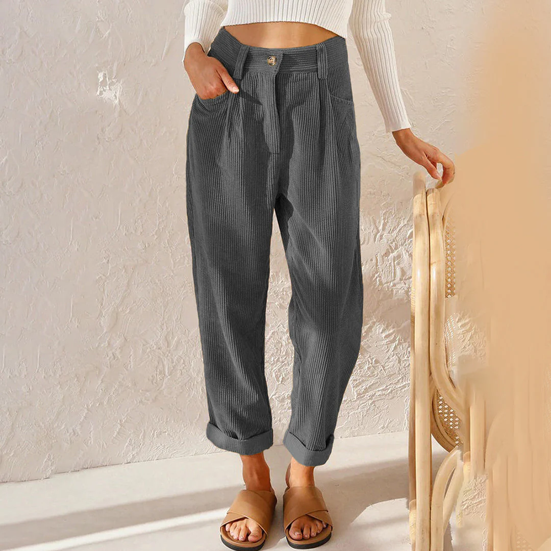 Zyra | Women’s High-Waisted Winter Trousers - Image 6