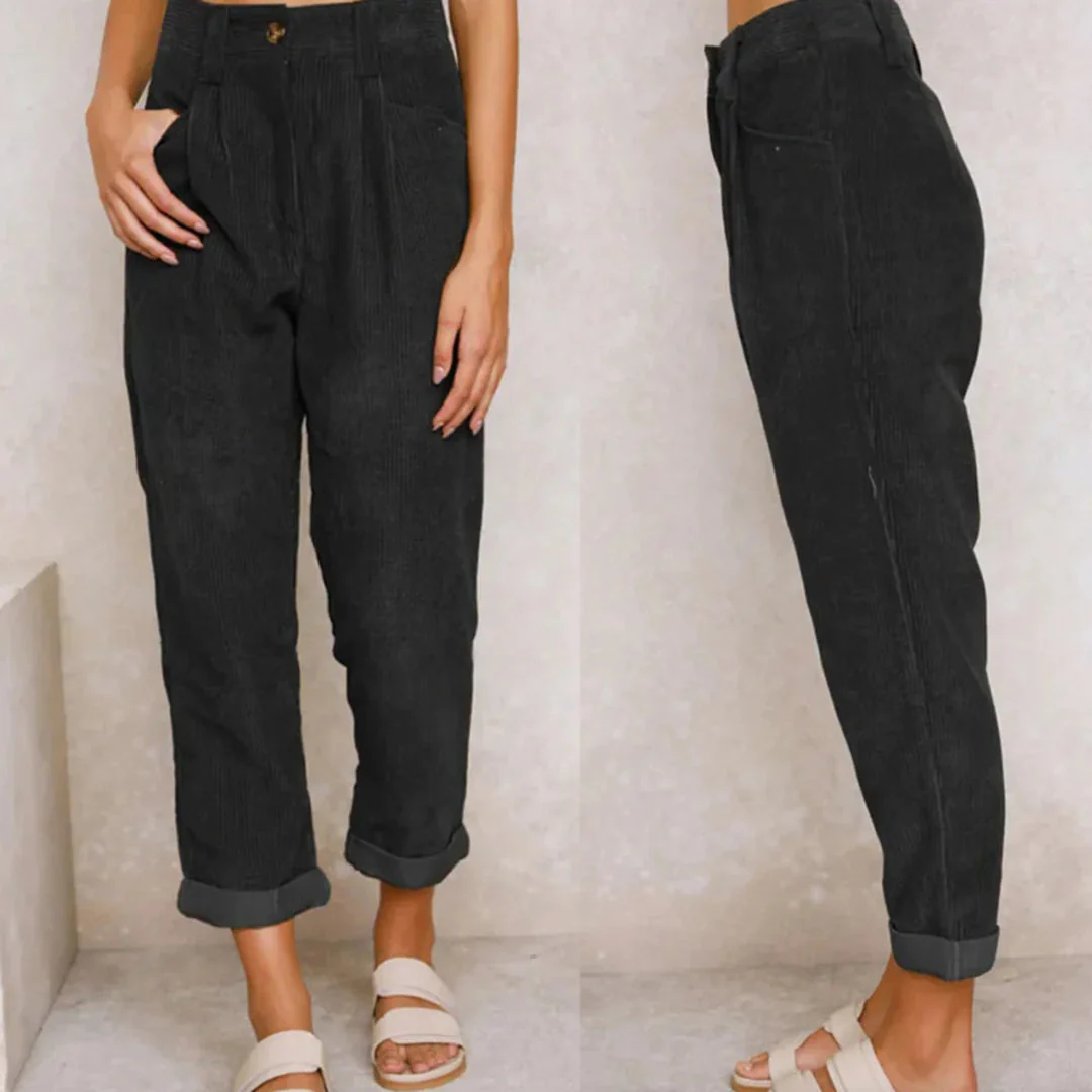 Zyra | Women’s High-Waisted Winter Trousers - Image 8